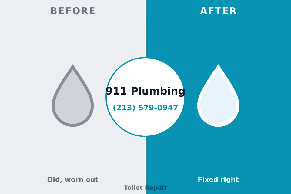 Before and after: plumbing company Bridge City, TX